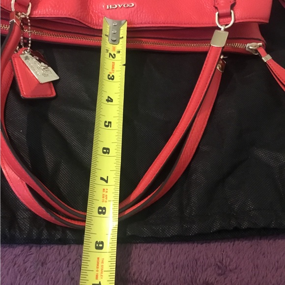 EUC Coach Madison Cafe Leather Satchel & Hangtags 27859 - Picture 8 of 16